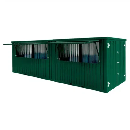 Conteneur bar 8x2m XL Vert RAL 6005