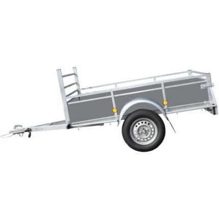 Remorque BW 201 grise – 1 essieu 750KG