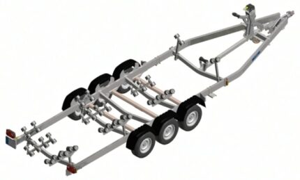 Remorque OCÉANE O353 CU: 2740 KG /PTAC : 3500 KG